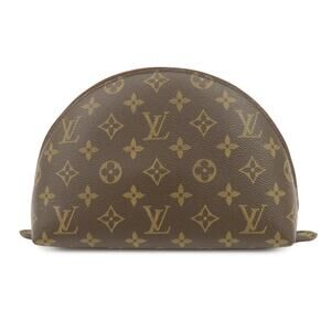 Louis Vuitton Monogram Trousse Demi Ronde Pouch Co